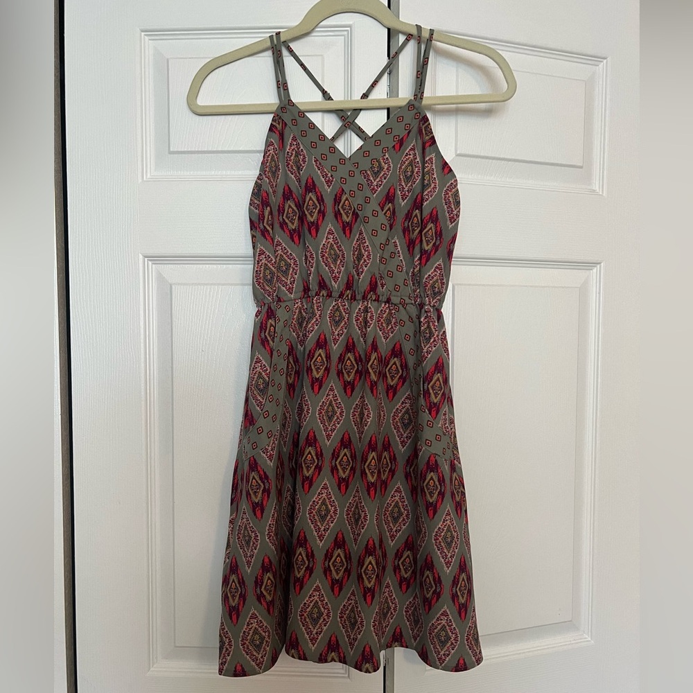 Strappy tank dress with pockets